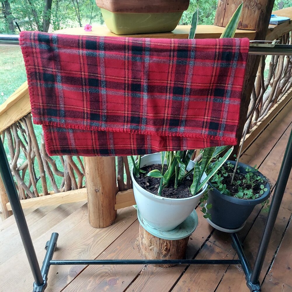 Eddie Bauer Faux Wrap Tartan Skirt Women's 18